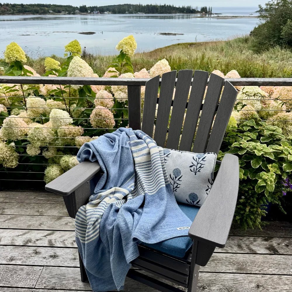 Battenkill Wool and Cotton Throw Blanket