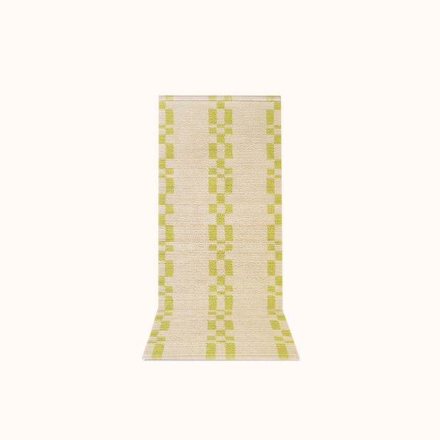 Alina Runner - Lime / Ecru