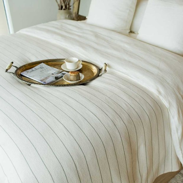 American Cotton Pinstripe Blanket view 4