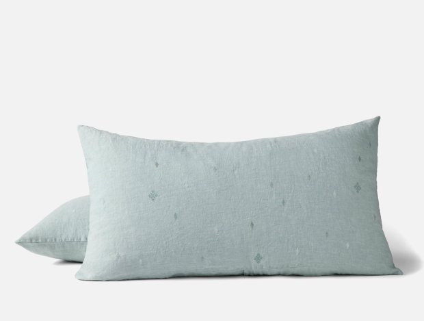 Cambria Embroidered Linen Sham view 4