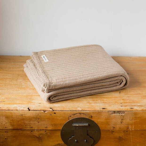 Cashmere Mini-Cable Blankets view 3