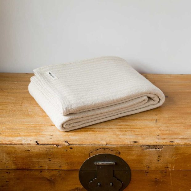 Cashmere Mini-Cable Blankets view 4