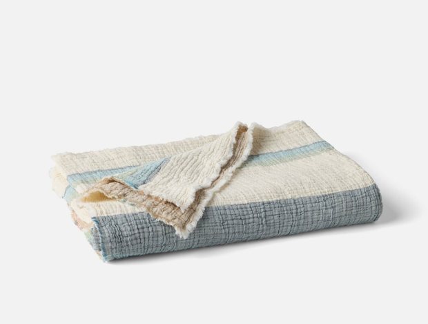 Topanga Matelasse Striped Throw